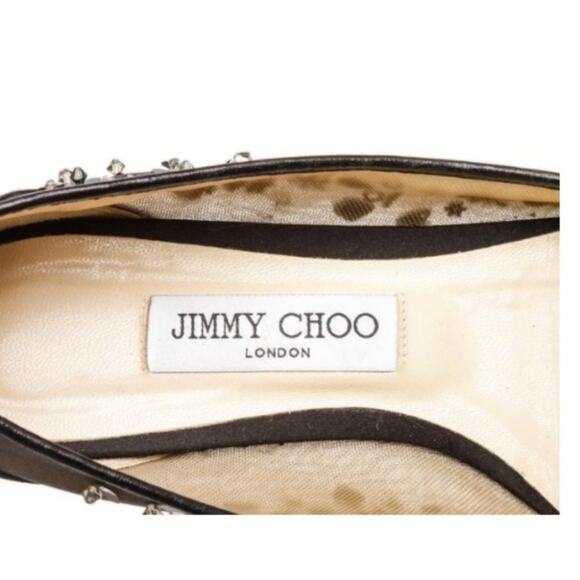 JIMMY CHOO ROMY Embellished Flats 41/10.5 - Picture 8 of 12